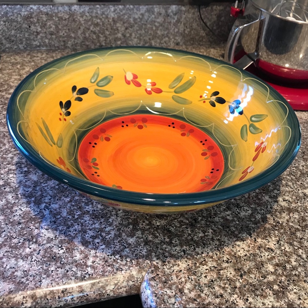 La Province Large Ceramic Serving/Fruit Bowl